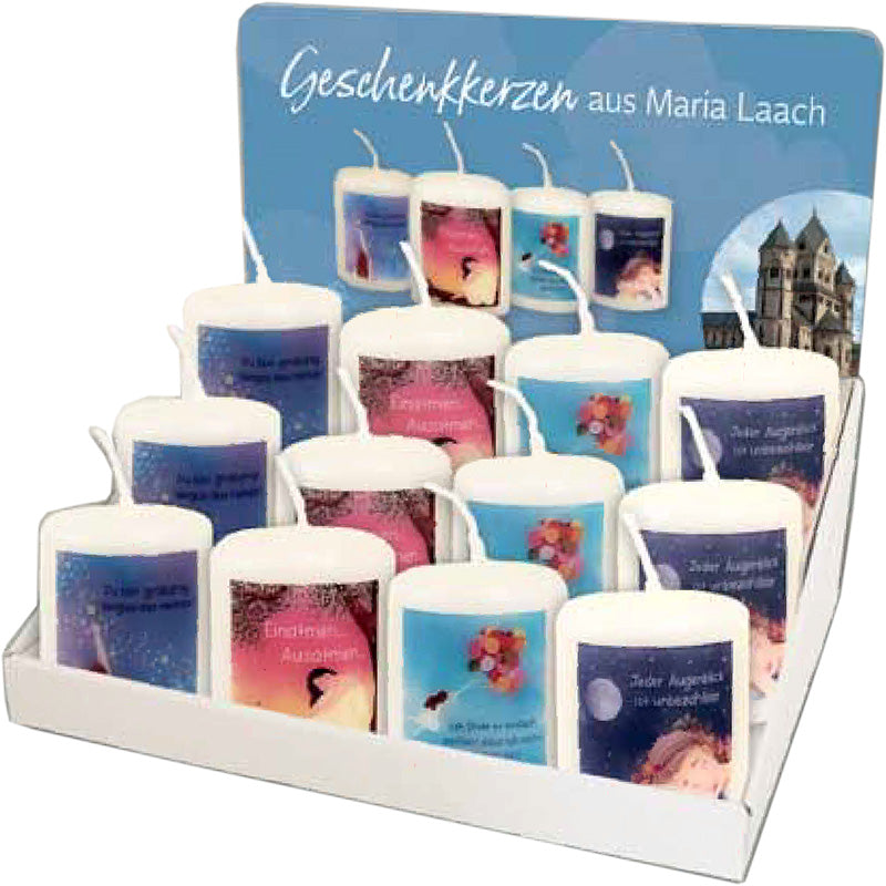 Foto: Display mit 4 x 7 Kerzen  60/50 mm