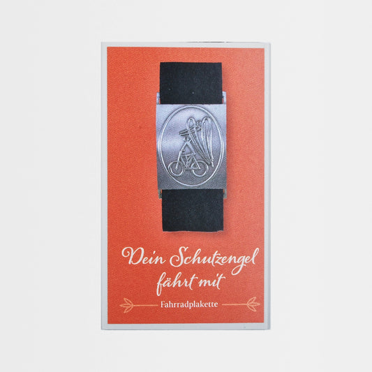 Fahrradplakette "Dein Schutzengel fährt mit"