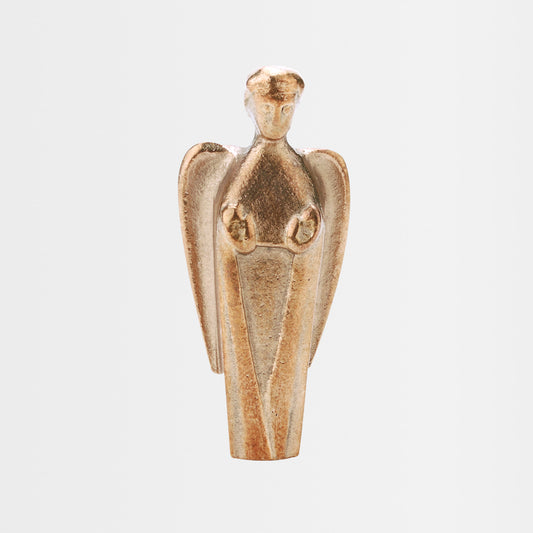 Bronze-Figur "Segensengel" mit Meditationskarte