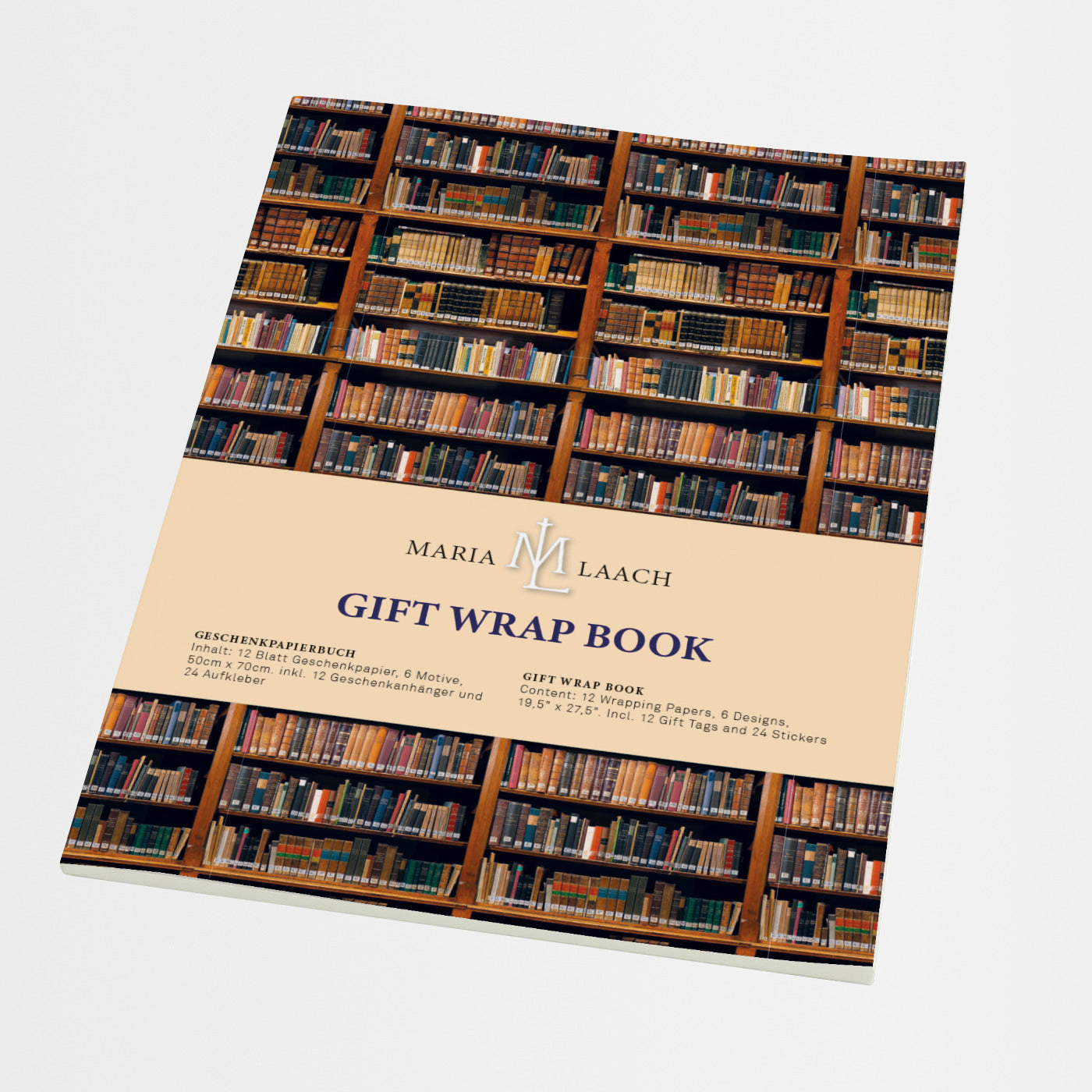 Geschenkpapierbuch „Die Klosterbibliothek Maria Laach“