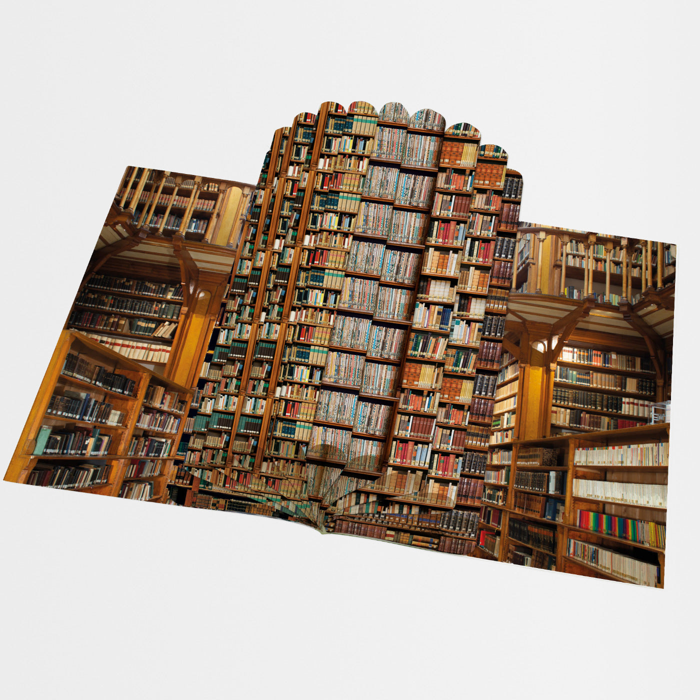 Geschenkpapierbuch „Die Klosterbibliothek Maria Laach“