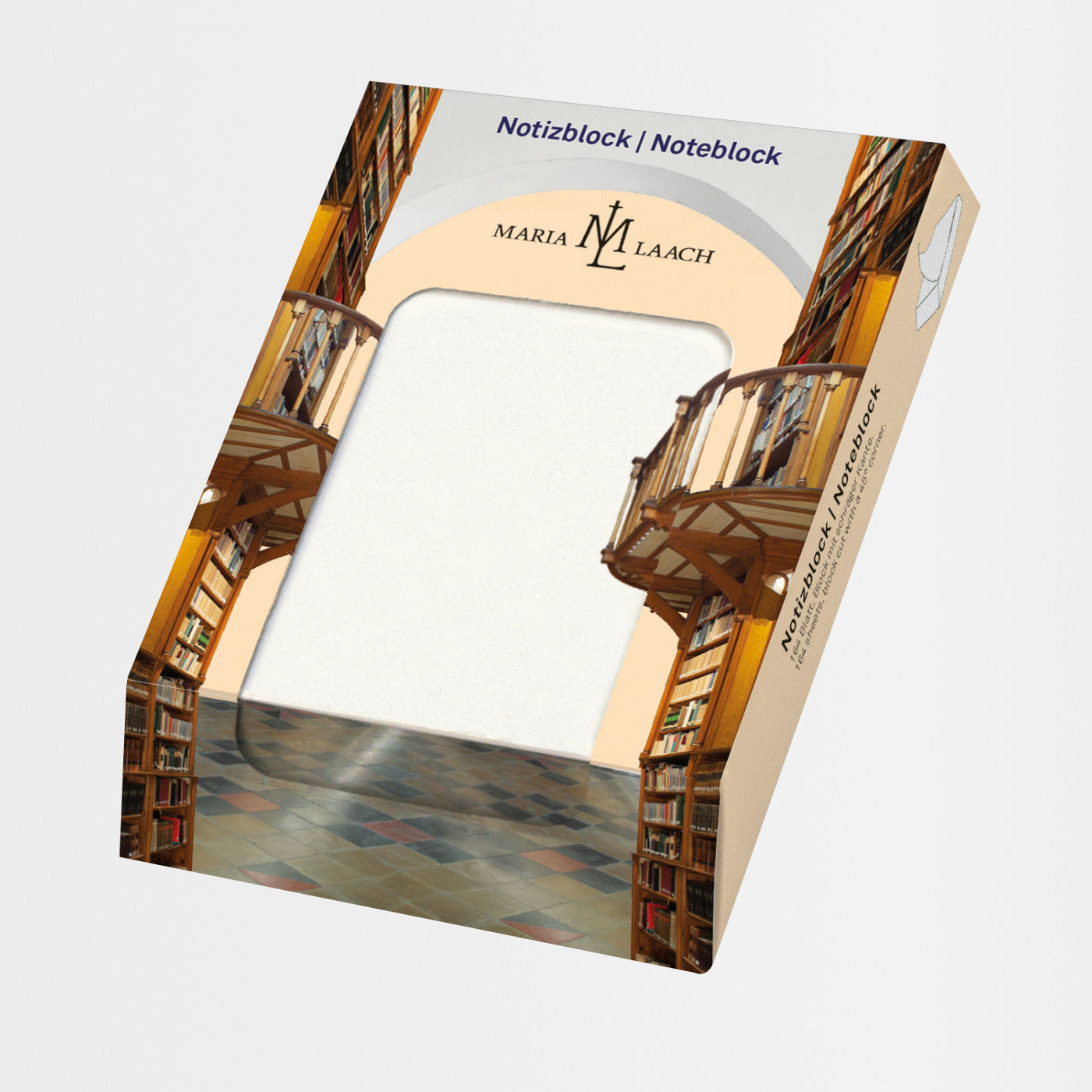 Notizblock „Die Klosterbibliothek Maria Laach“