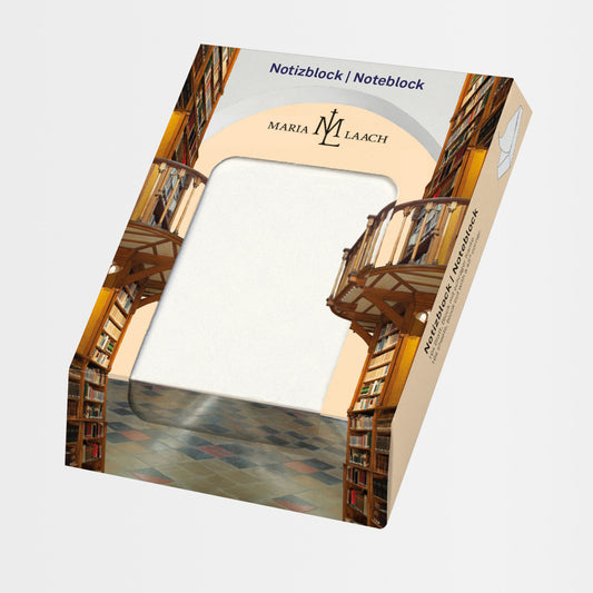 Notizblock „Die Klosterbibliothek Maria Laach“