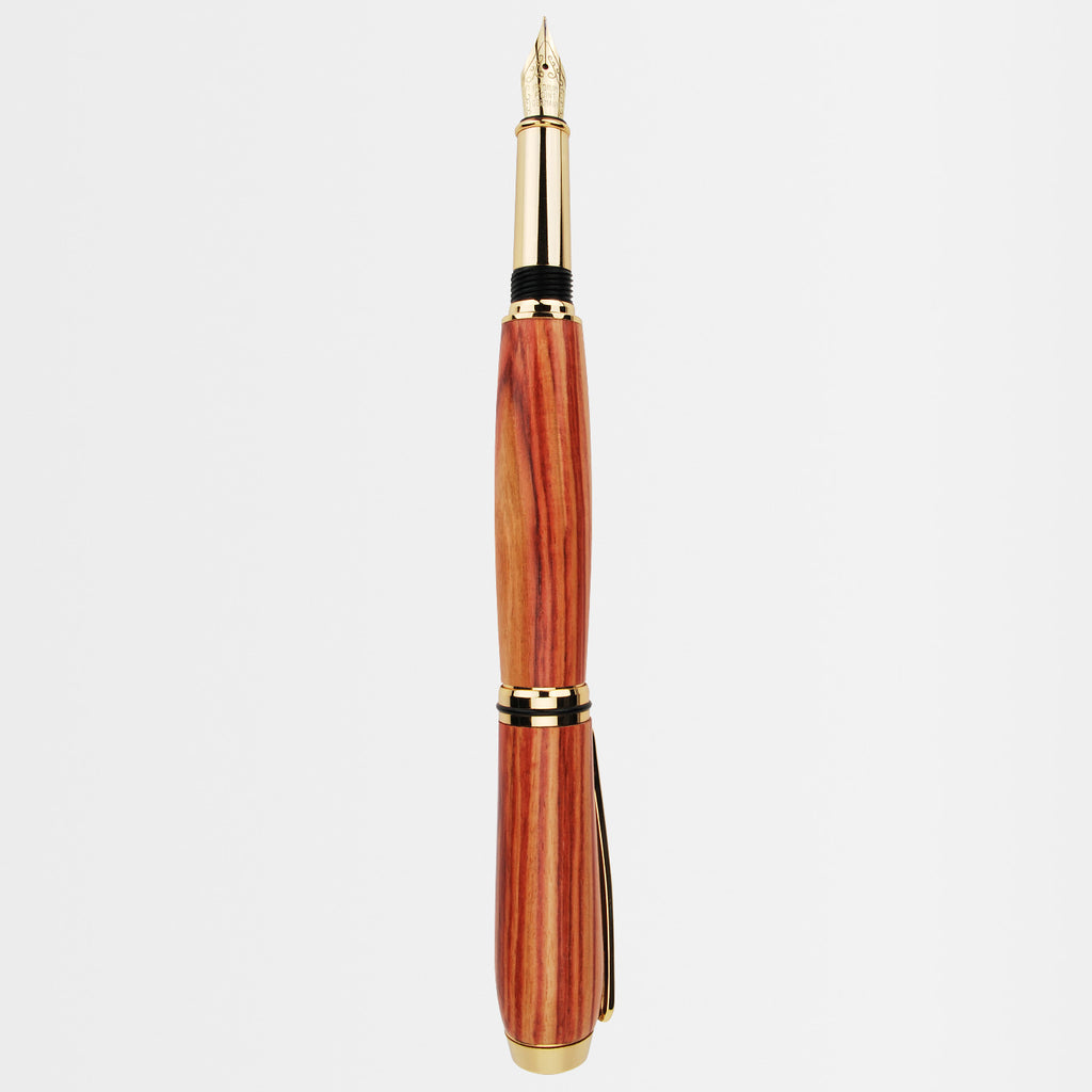 Füller mit Rosenholz und goldfarbener Ausstattung M