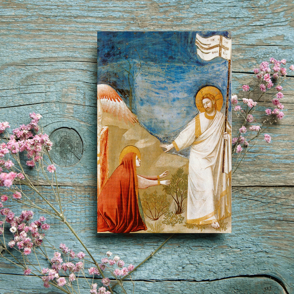 Kunst-Postkarte „Christus erscheint Maria Magdalena"