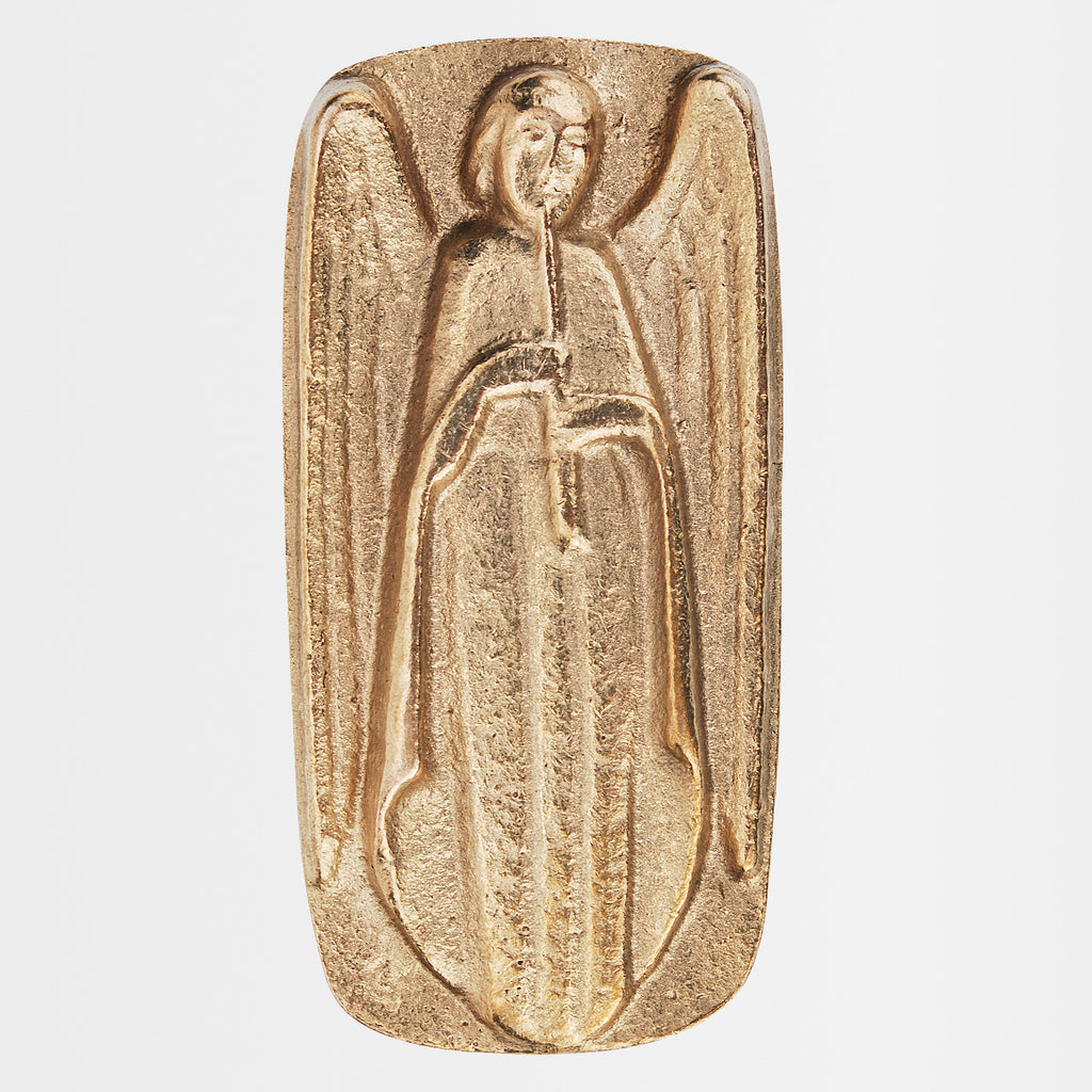 Bronze-Handschmeichler „Ein Engel möge dich begleiten", in Geschenkschachtel