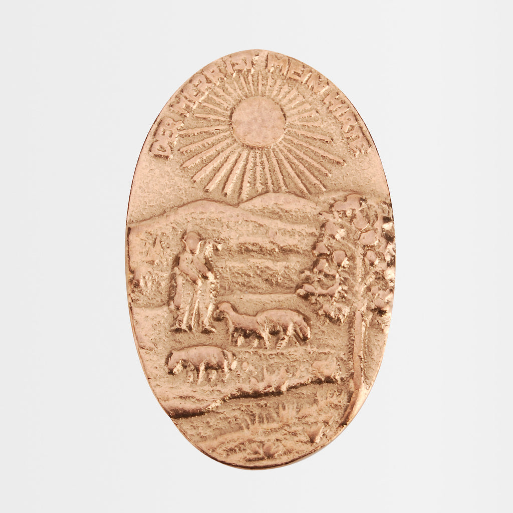 Bronze-Handschmeichler „Der Herr ist mein Hirte", in Geschenkschachtel