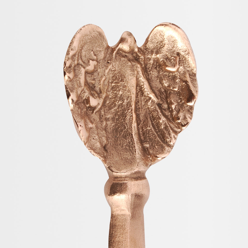 Bronze-Brieföffner mit Engel-Griff, in Geschenkschachtel