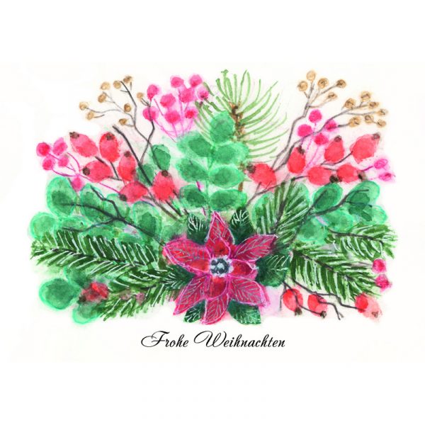 Weihnachtskarte ' Weihnachtsstern '