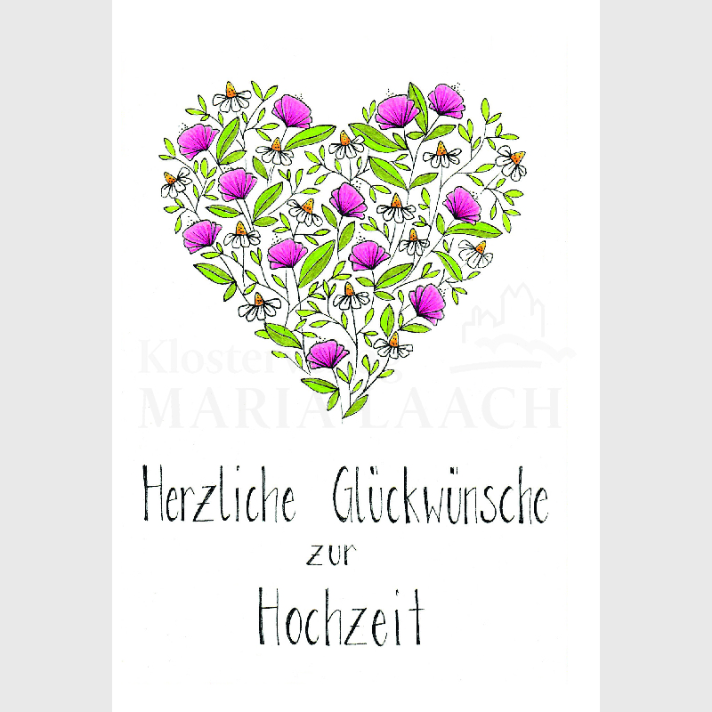 Herzliche Glückwünsche zur Hochzeit